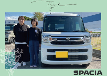 H様スペーシア納車☆彡